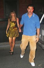 TAYLOR SWIFT and Travis Kelce Arrives for Dinner at Torrisi in New York 10/12/2024