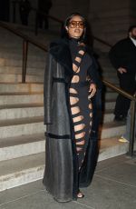 TEYANA TAYLOR Arrives at CFDA Awards in New York 10/28/2024