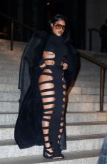 TEYANA TAYLOR Arrives at CFDA Awards in New York 10/28/2024