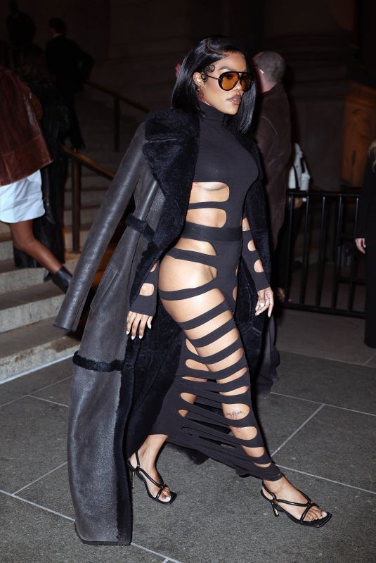 TEYANA TAYLOR Arrives at CFDA Awards in New York 10/28/2024