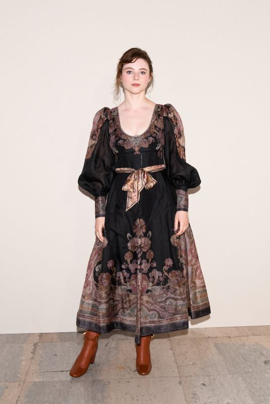 THOMASIN MCKENZIE at Zimmermann Spring 2025 Runway Show in Paris 09/30/2024