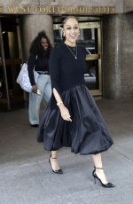 TIA MOWRY Leaves NBC Rockefeller Studios in New York 10/02/2024