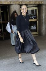 TIA MOWRY Leaves NBC Rockefeller Studios in New York 10/02/2024