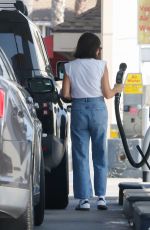 TIFFANI THIESSEN at a Gas Station in Los Angeles 10/16/2024
