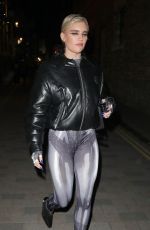 TIGERLILLY TAYLOR Arrives at Hallowzeem Party at The Conduit Club in Covent Garden 10/25/2024