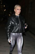 TIGERLILLY TAYLOR Arrives at Hallowzeem Party at The Conduit Club in Covent Garden 10/25/2024