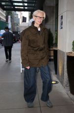 TILDA SWINTON Arrives at Whitby Hotel in New York 10/03/2024
