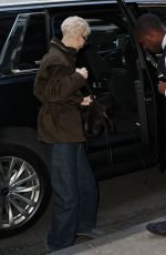 TILDA SWINTON Arrives at Whitby Hotel in New York 10/03/2024