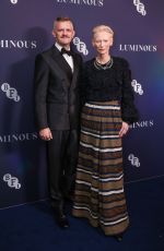 TILDA SWINTON at BFI London Film Festival Luminous Gala 2024 at The Roundhouse 10/01/2024