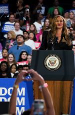 TINA KNOWLES at a Campaign Rally in Support of US Vice President at Shell Energy Stadium in Houston 10/25/2024