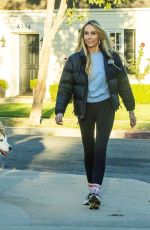 TISH and BRANDI CYRUS Out with Their Dog in Toluca Lake 10/30/2024