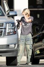 TORI SPELLING at a Gas Station in Calabasas 10/29/2024