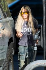 TORI SPELLING at a Gas Station in Calabasas 10/29/2024