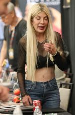TORI SPELLING at Hollywood Show at Marriott Burbank Airport Hotel in Burbank 10/19/2024