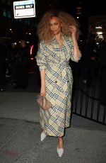 TYRA BANKS Arrives at Burberry Flagship Store Opening in New York 10/16/2024