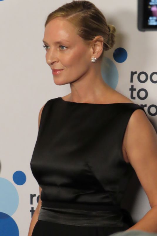 UMA THURMAN at 25th Annual Room to Grow Gala in New York 10/22/2024