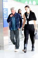 VALERIA NICOV and Sean Penn Arrives in Los Angeles 10/03/2024