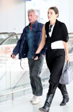VALERIA NICOV and Sean Penn Arrives in Los Angeles 10/03/2024