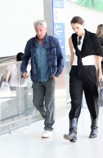 VALERIA NICOV and Sean Penn Arrives in Los Angeles 10/03/2024
