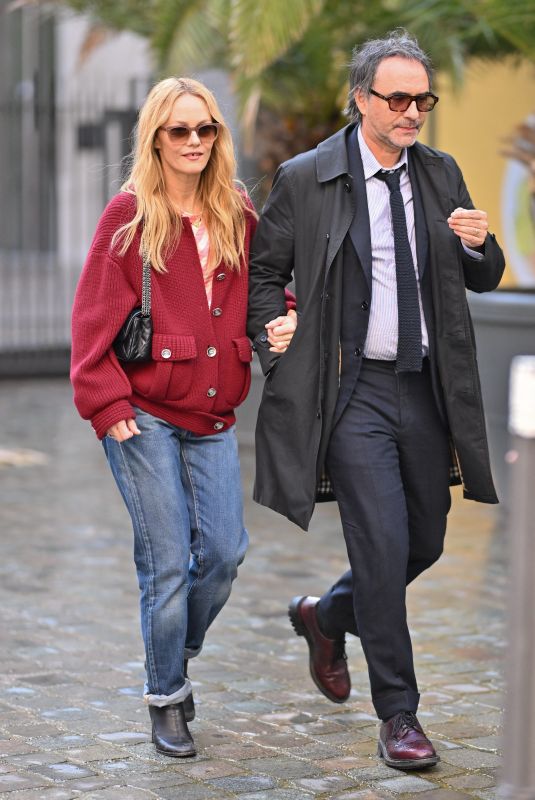 VANESSA PARADIS Arrives at Her Masterclass at 16th Lumiere Film Festival in Lyon 10/13/2024
