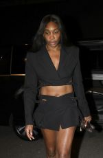 VENUS WILLIAMS Arrives at Costes Evening in Paris 09/30/2024
