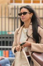 VICK HOPE Arrives at BBC Radio 1 Studio in London 10/16/2024
