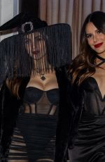 VICTORIA JUSTICE and MADISON REED Arrives at Posse Halloween Party at Bar Next Door in Los Angeles 10/28/2024