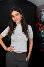 VICTORIA JUSTICE at Screening of Depravity in Los Angeles 10/10/2024