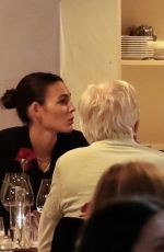 VITTORIA CERETTI and Leonardo DiCaprio Out for Dinner with Their Parents at Pierluigi Restaurant in Rome 10/02/2024