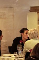VITTORIA CERETTI and Leonardo DiCaprio Out for Dinner with Their Parents at Pierluigi Restaurant in Rome 10/02/2024