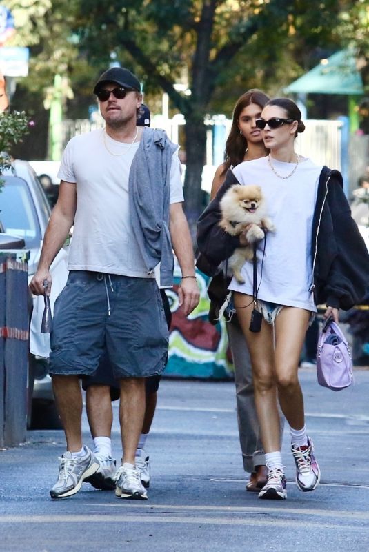 VITTORIA CERETTI and Leonardo DiCaprio Out with New Puppy in New York 10/22/2024
