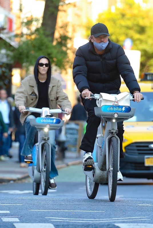 VITTORIA CERETTI Out for a Bike Ride in New York 10/12/2024