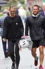 VOGUE WILLIAMS and Spender Matthews in Cycling Gear Out in London 10/03/2024