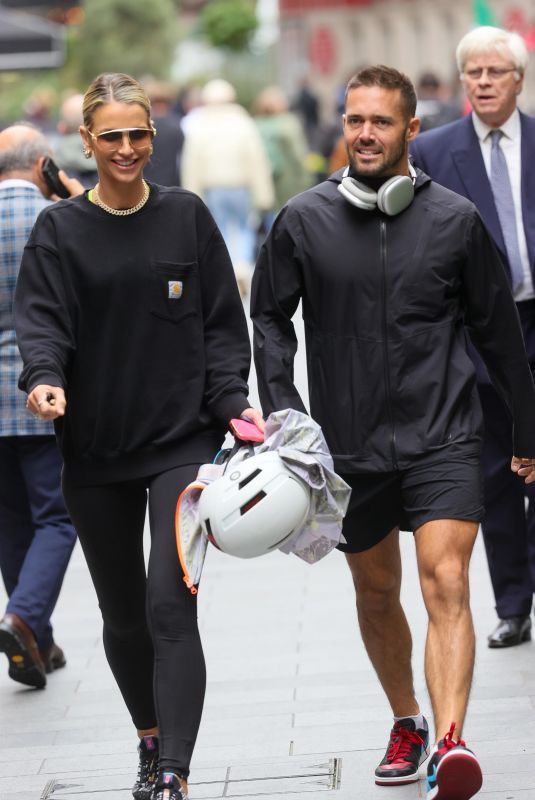 VOGUE WILLIAMS and Spender Matthews in Cycling Gear Out in London 10/03/2024