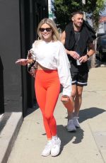 WITNEY CARSON Leaves DWTS Practice in Los Angeles 10/10/2024