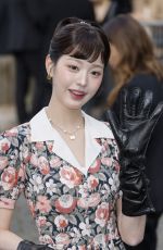 WONYOUNG ata Miu Miu SS 2025 Show at Paris Fashion Week 10/01/2024