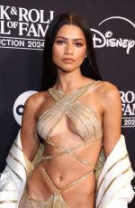 ZENDAYA at 2024 Rock & Roll Hall of Fame Induction Ceremony in Cleveland 10/19/2024