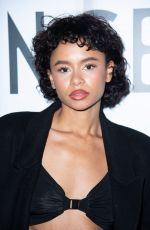 ZOE FOSTER at Uniqlo Lifewear Exhibition Cocktail in Paris 09/30/2024