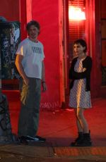 ZOE KRAVITZ and Austin Butler Film Night Scene for Caught Stealing in New York 10/03/2024