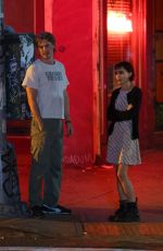 ZOE KRAVITZ and Austin Butler Film Night Scene for Caught Stealing in New York 10/03/2024
