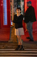 ZOE KRAVITZ and Austin Butler Film Night Scene for Caught Stealing in New York 10/03/2024