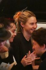 ZOE KRAVITZ and SHAILENE WOODLEY Out for Dinner at Buvette in New York 10/22/2024