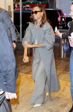 ZOE SALDANA Arrives at CBS in New York 10/15/2024