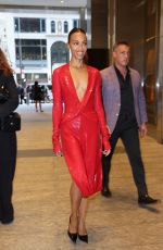ZOE SALDANA Arrives at Nobu for Emilia Perez Premiere Party in New York 09/30/2024