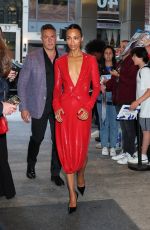 ZOE SALDANA Arrives at Nobu for Emilia Perez Premiere Party in New York 09/30/2024