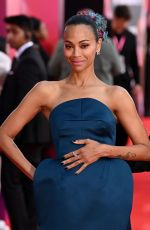 ZOE SALDANA at Emilia Perez Premiere at 68th BFI London Film Festival 10/11/2024