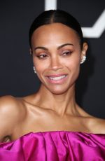 ZOE SALDANA at Emilia Perez Premiere at Egyptian Theatre in Hollywood 10/21/2024