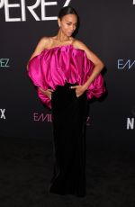ZOE SALDANA at Emilia Perez Premiere at Egyptian Theatre in Hollywood 10/21/2024