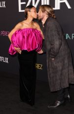 ZOE SALDANA at Emilia Perez Premiere at Egyptian Theatre in Hollywood 10/21/2024
