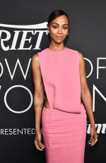 ZOE SALDANA at Variety